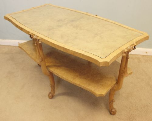 Burr Walnut Coffee Table