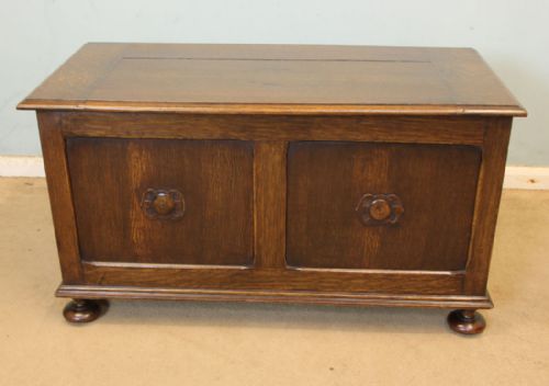 Oak Coffer Blanket Chest