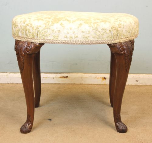 Walnut Dressing Table Stool,