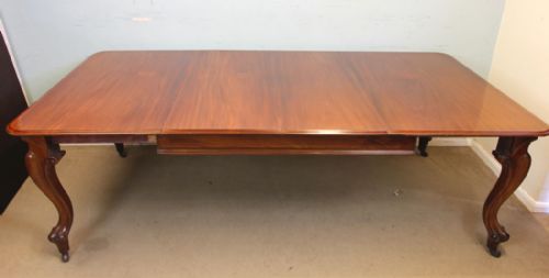 fig 1. Antique Victorian Large Mahogany Extending Dining Table