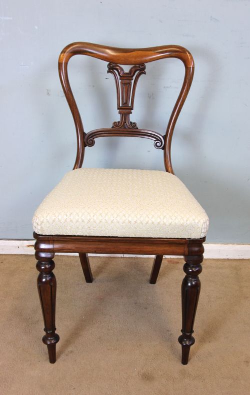 Antique Victorian Rosewood Side Chair