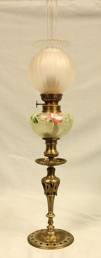 Antique Oil Peg Lamp.
