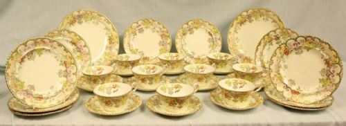 Antique 32 Piece China Tea Set