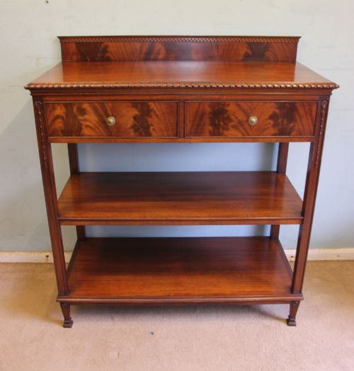 Antique Mahogany Sideboard Buffet Server