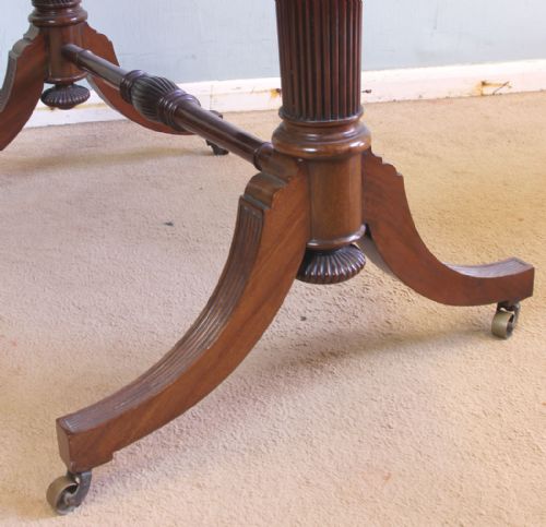 ANTIQUE MAHOGANY SOFA SIDE TABLE - ADDITIONAL PHOTO 11