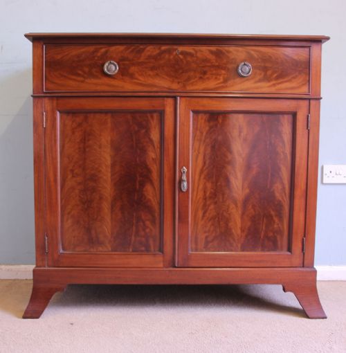 Antique Mahogany Georgian Style Chiffonier Sideboard Base