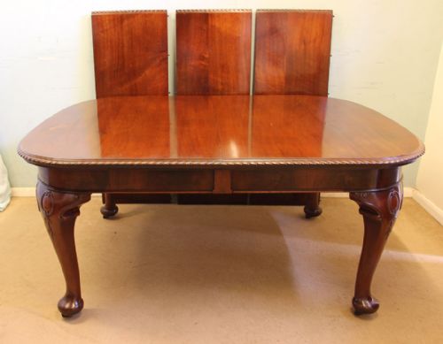 Antique Large Mahogany Extending Dining Table