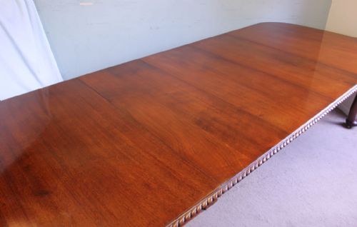 fig 1. Antique Large Mahogany Extending Dining Table