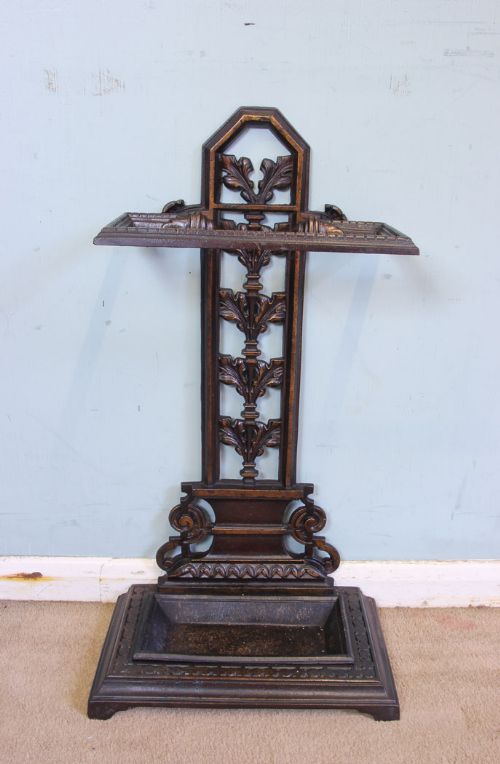 Antique Cast Iron Umbrella Stick Stand.