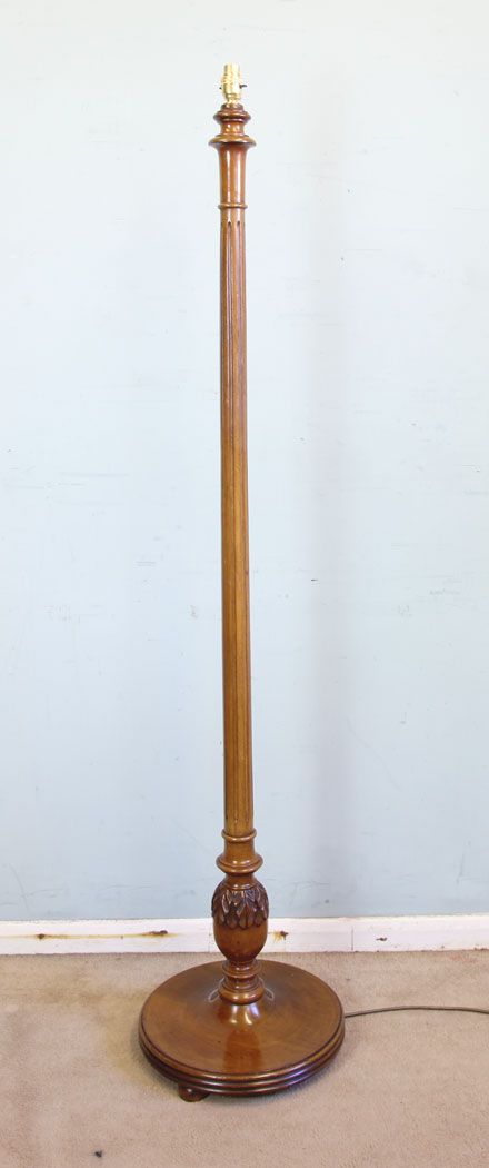 Walnut Standard Lamp