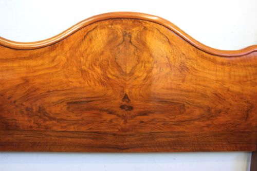 fig 2. Antique Figured Walnut Double Bed