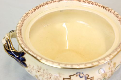 ANTIQUE MASONS 19TH CENTURY SAUCE TUREEN - ADDITIONAL PHOTO 6
