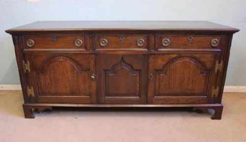 Antique Oak Sideboard Dresser Base