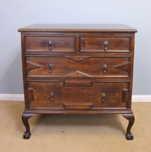 Antique Small Oak Chest of Drawers