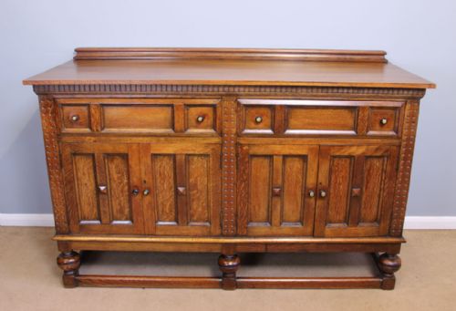 Antique Oak Sideboard Dresser Base