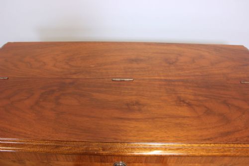 BURR WALNUT COCKTAIL DRINKS CABINET - ADDITIONAL PHOTO 5
