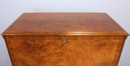 BURR WALNUT COCKTAIL DRINKS CABINET - ADDITIONAL PHOTO 6