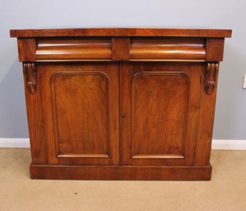 Antique Walnut Chiffonier Sideboard Base.
