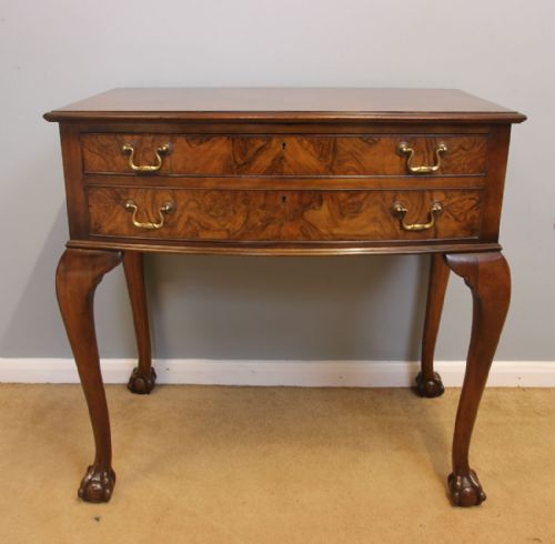 Antique Walnut Serving Side Table.