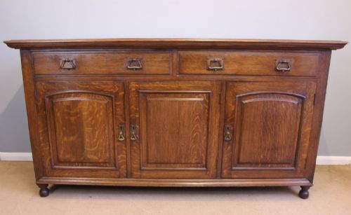 Antique Oak Sideboard Dresser Base