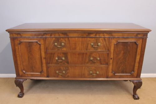Antique Mahogany Chiffonier Sideboard Server