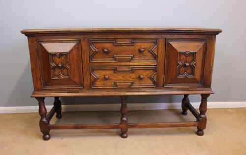 Antique Country Oak Sideboard Dresser Base.