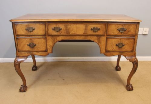 Antique Walnut Dressing Side Table Writing Desk.