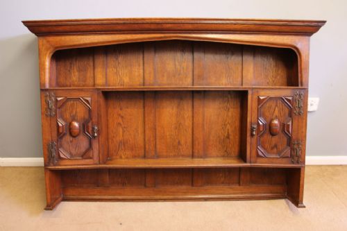 Antique Oak Sideboard Dresser Top.