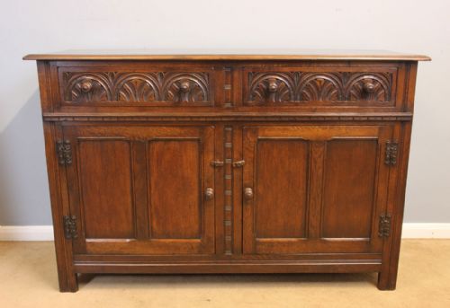 Antique Oak Sideboard Dresser Base