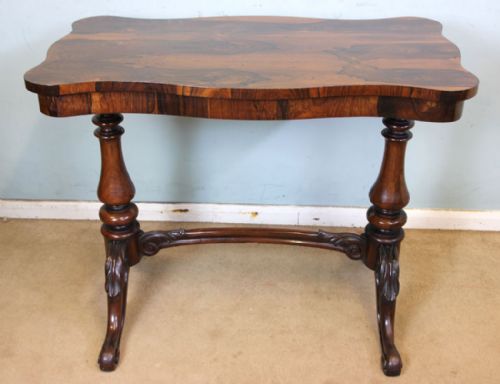 Antique Victorian Rosewood Side Centre Table.