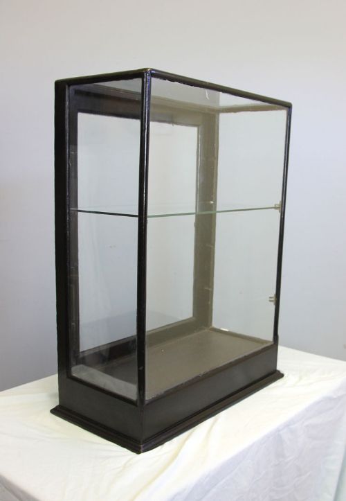 Antique Table Top Counter Display Case Cabinet.