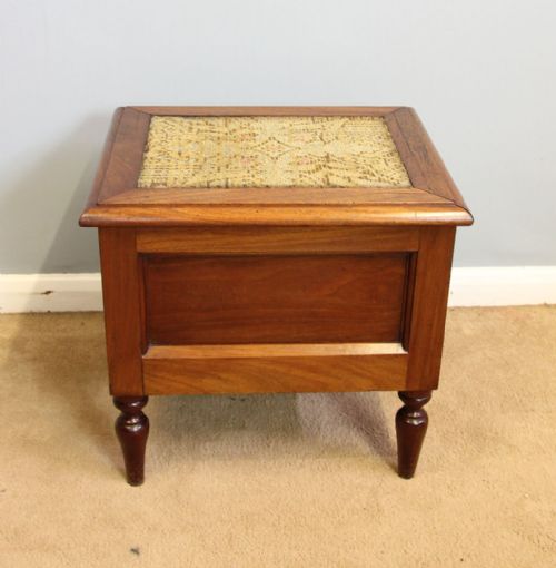 Antique Victorian Mahogany Commode Low Table.