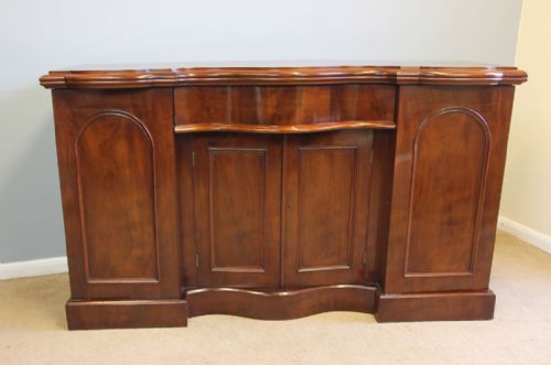 Antique Victorian Mahogany Chiffonier Sideboard Base,