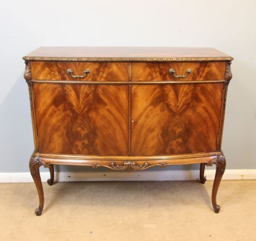Antique Figured Mahogany Sideboard