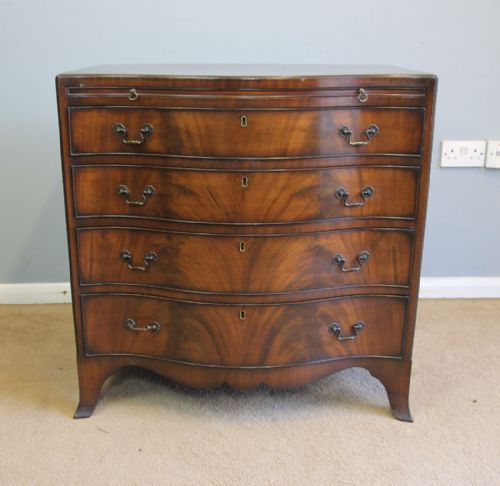 Small Georgian Style Antique Mahogany Chest of Drawers