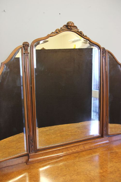 fig 1. Quality Burr Walnut Antique Dressing Table