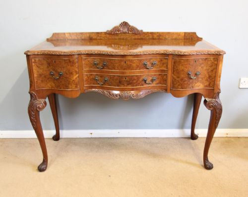 Quality Antique Burr Walnut Side Table