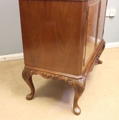 BURR WALNUT COCKTAIL DRINKS CABINET - ADDITIONAL PHOTO 4