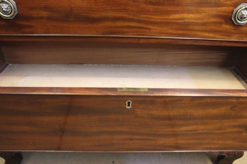 QUALITY 19TH CENTURY ANTIQUE MAHOGANY CHEST DRAWERS - ADDITIONAL PHOTO 10