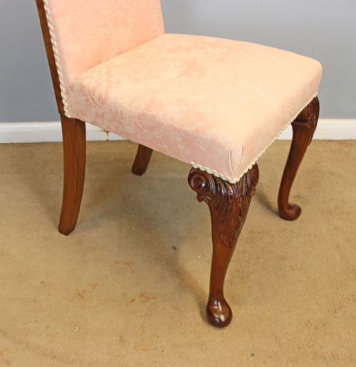 ANTIQUE WALNUT BEDROOM SIDE CHAIR - ADDITIONAL PHOTO 3