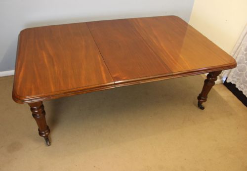 Antique Victorian Mahogany Extending Dining Table