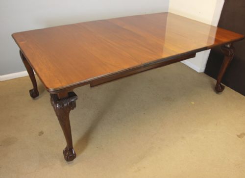 ANTIQUE MAHOGANY WIND OUT EXTENDING DINING TABLE - ADDITIONAL PHOTO 15
