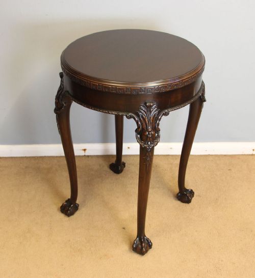 ANTIQUE MAHOGANY JARDINIRE LAMP TORCHIERE PLANT STAND