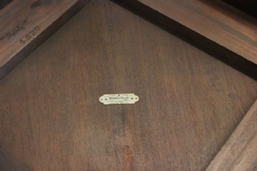ANTIQUE MAHOGANY JARDINIRE LAMP TORCHIERE PLANT STAND - ADDITIONAL PHOTO 4