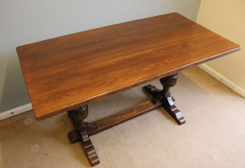 Antique Oak Refectory Dining Table