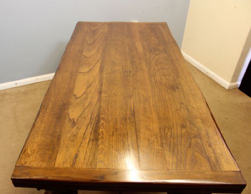 OAK DRAW LEAF TABLE FARMHOUSE EXTENDING DINING TABLE - ADDITIONAL PHOTO 4