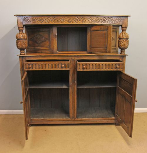 OAK COURT CUPBOARD SIDEBOARD DRESSER - ADDITIONAL PHOTO 10