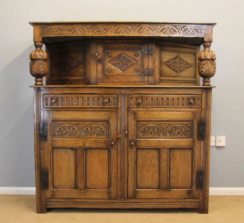 OAK COURT CUPBOARD SIDEBOARD DRESSER - ADDITIONAL PHOTO 13