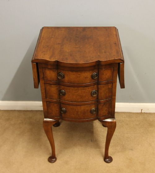 fig 1. Antique Walnut Lamp Side Table