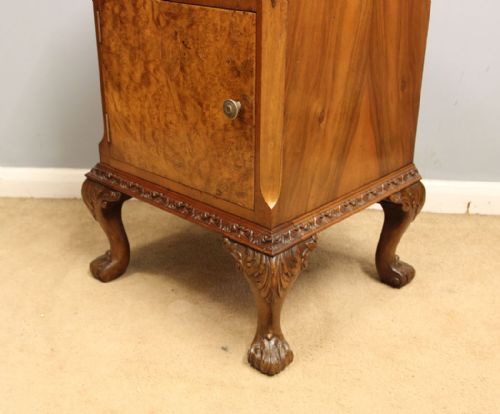 fig 2. Antique Burr Walnut Side Cabinet,